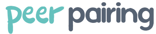 Peer Pairing logo in green and gray